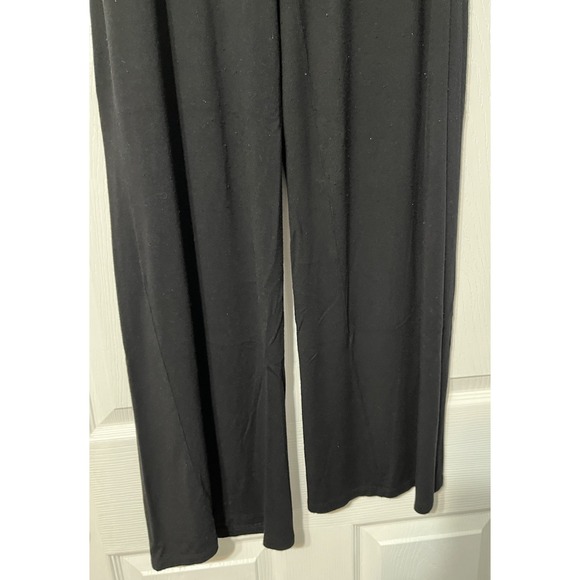 Adrienne Vittadini Black‎ Knit  Pull On Stretch Comfort Pants Women Large - Picture 2 of 5